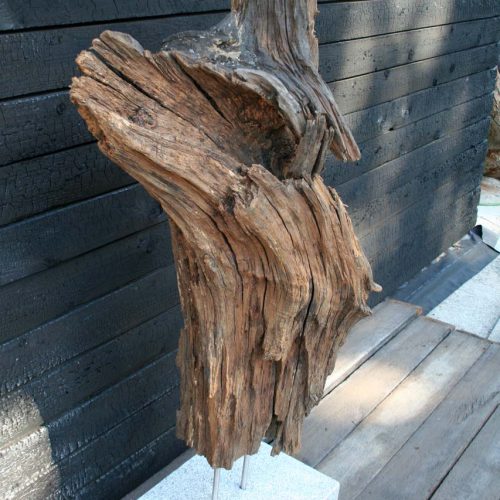 Skulptur Lavastrom Seitensicht Skulptur Lavastrom Seitensicht